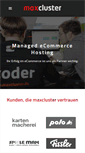 Mobile Screenshot of maxcluster.de